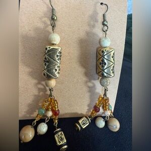 Bohemian Beaded Dangle Earrings